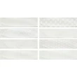 Kép 2/3 - BENEDIKT TILES Cifre Opal Decor White Glossy 7.5×30