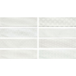 Kép 2/3 - BENEDIKT TILES Cifre Opal Decor White Glossy 7.5×30