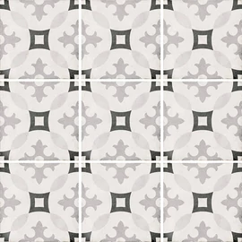 BENEDIKT TILES Equipe Art Nouveau Karlsplatz Grey 20×20