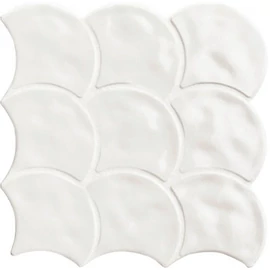 BENEDIKT TILES Realonda Scale Gloss White 30,7x30,7