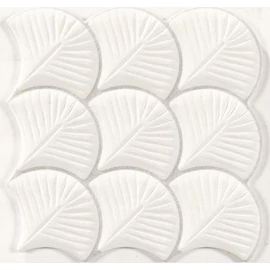 BENEDIKT TILES Realonda Scale Shell White 30,7x30,7