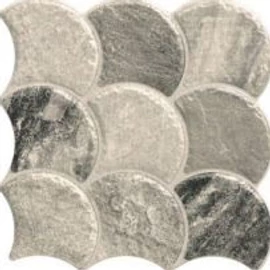 BENEDIKT TILES  Realonda Scale Stone Steel 30,7x30,7
