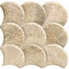 BENEDIKT TILES Realonda Scale Stone White 30,7x30,7