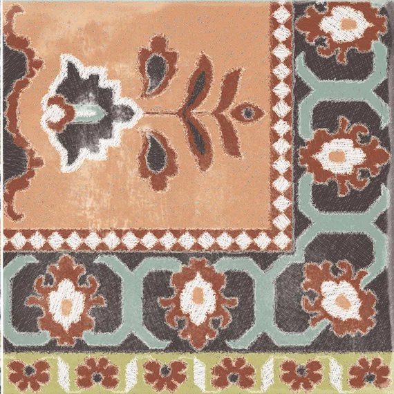 BENEDIKT TILES ABK Play Carpet Mix Multicolor 20×20 nat.