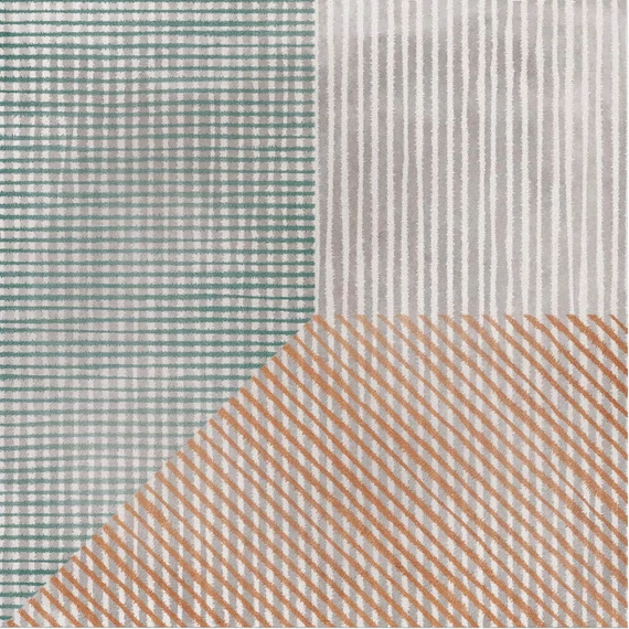 BENEDIKT TILES ABK Play String Mix Multicolor 20×20 nat.