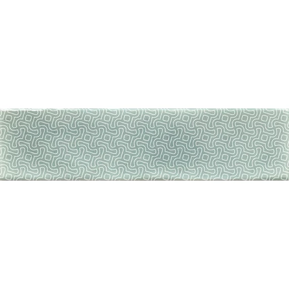 BENEDIKT TILES Cifre Opal Decor Turquoise Glossy 7,5×30