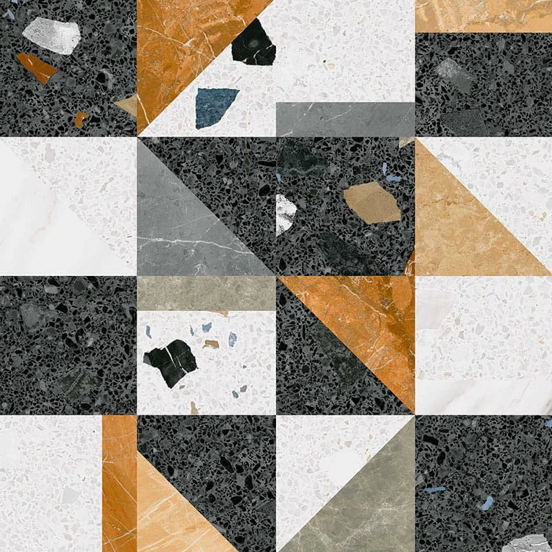 Arcana Stracciatella Stellato-R Multicolor 80×80 cm beltéri-, kültéri padló- és falburkolat (R.031)