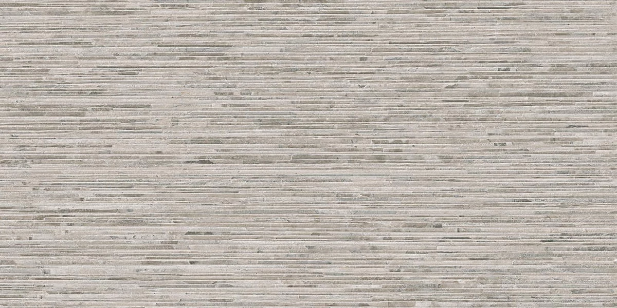 Ergon Matera Stone Ritmo Dark Grey 60x120 cm silktech rett. beltéri és kültéri padló- és falburkolat (EN6Q)